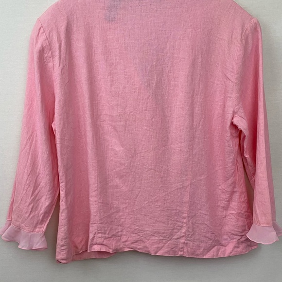 Vintage Barbie Pink Linen Dress & Blazer Set - Picture 14 of 16